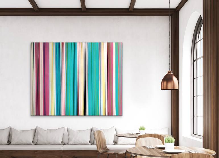 Original Abstract Expressionism Abstract Painting by Niki Stearman