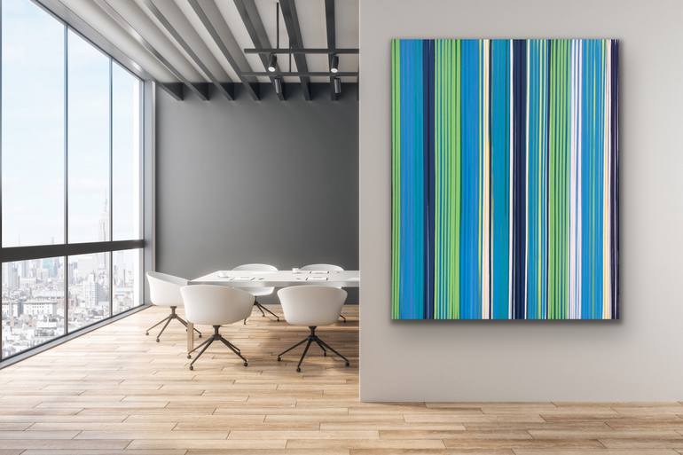 Original Abstract Expressionism Abstract Painting by Niki Stearman