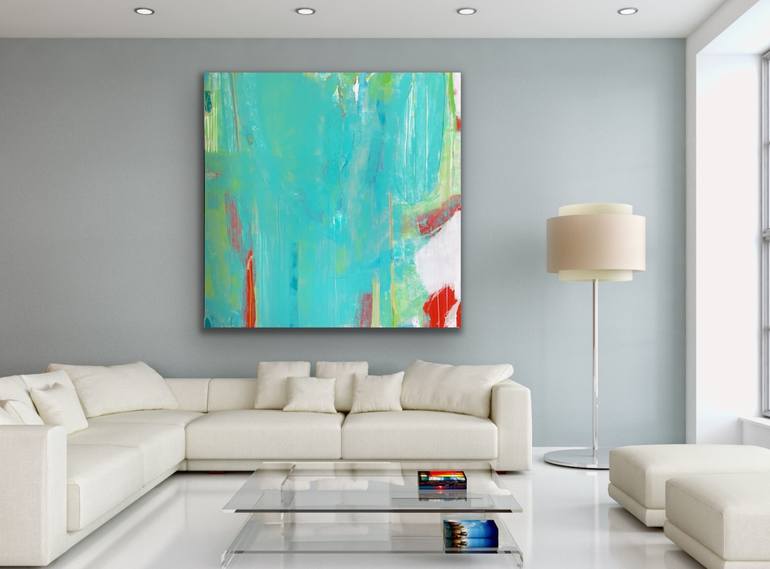 Original Abstract Expressionism Abstract Painting by Niki Stearman