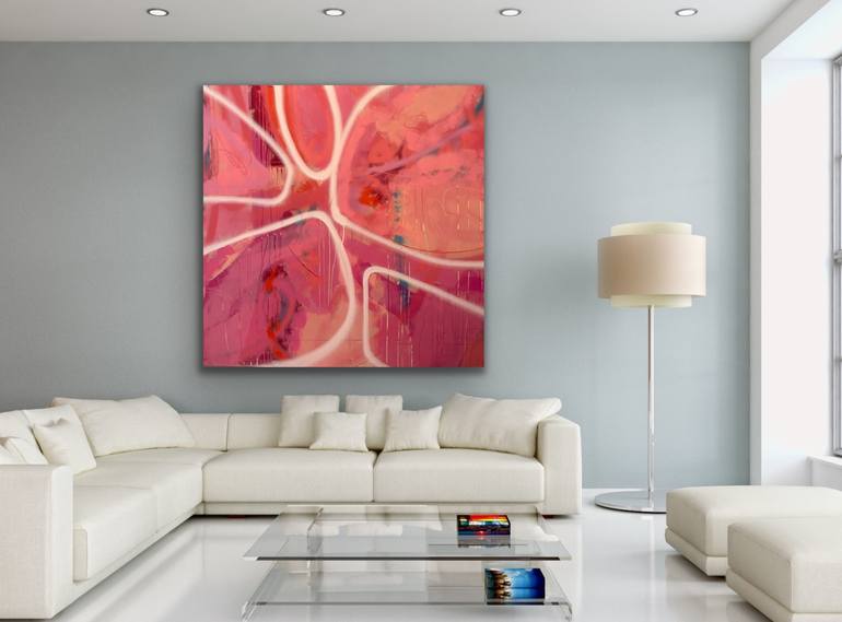 Original Abstract Expressionism Abstract Painting by Niki Stearman