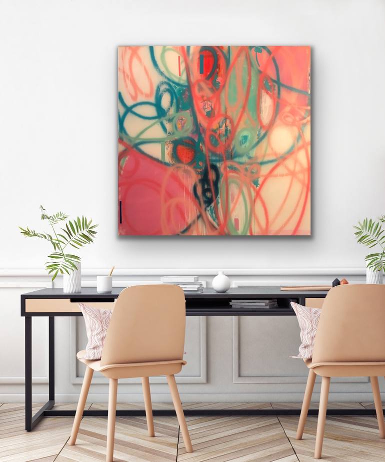 Original Abstract Expressionism Abstract Painting by Niki Stearman