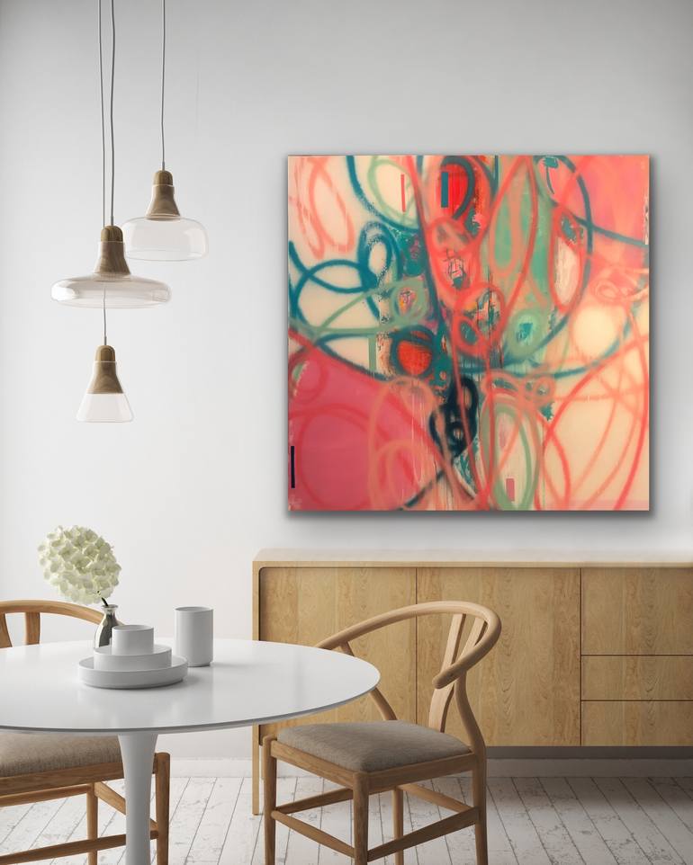 Original Abstract Expressionism Abstract Painting by Niki Stearman