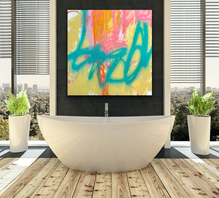 Original Abstract Expressionism Abstract Painting by Niki Stearman
