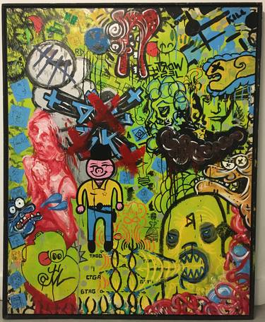 Original Graffiti Painting by Hesse Projects