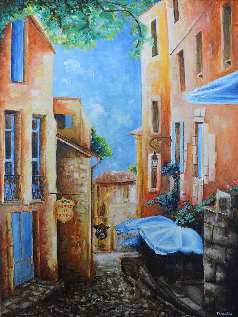 A Narrow Alley Painting by Jason Donaire | Saatchi Art