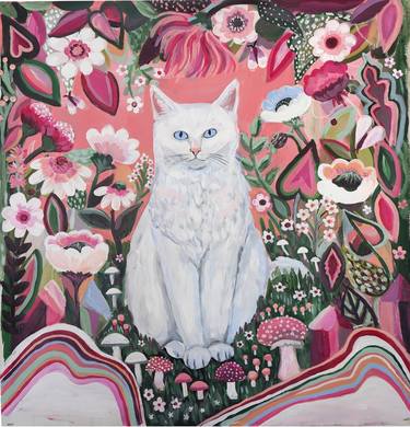 Original Folk Animal Paintings by Juliana Lachance