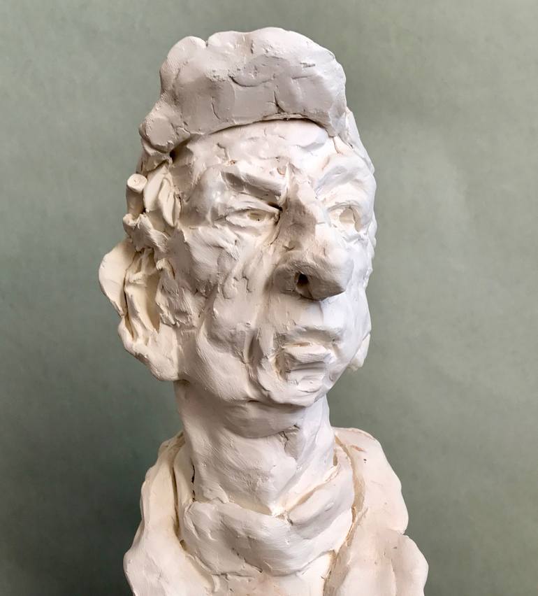 Original Figurative People Sculpture by Lawrence J Nowlan