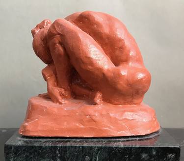 Original Figurative Women Sculpture by Lawrence J Nowlan
