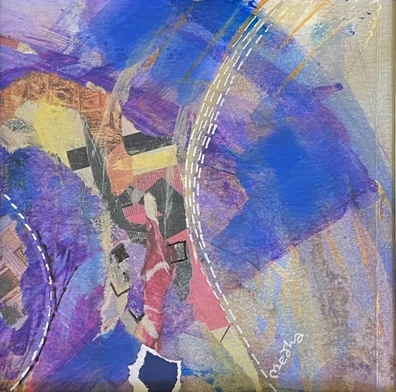 Original Art Deco Abstract Painting by Medha Karandikar