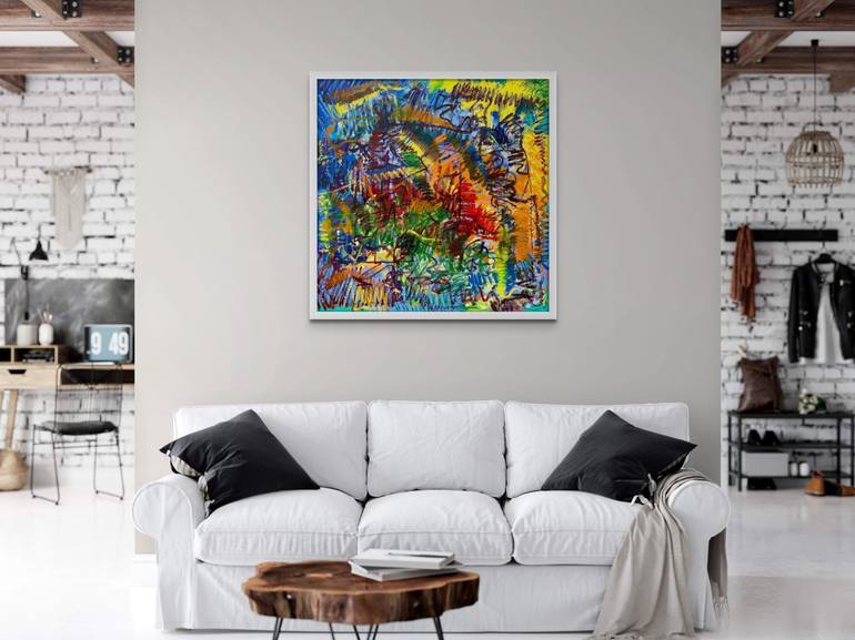 Original Abstract Expressionism Abstract Painting by Robert Dunt