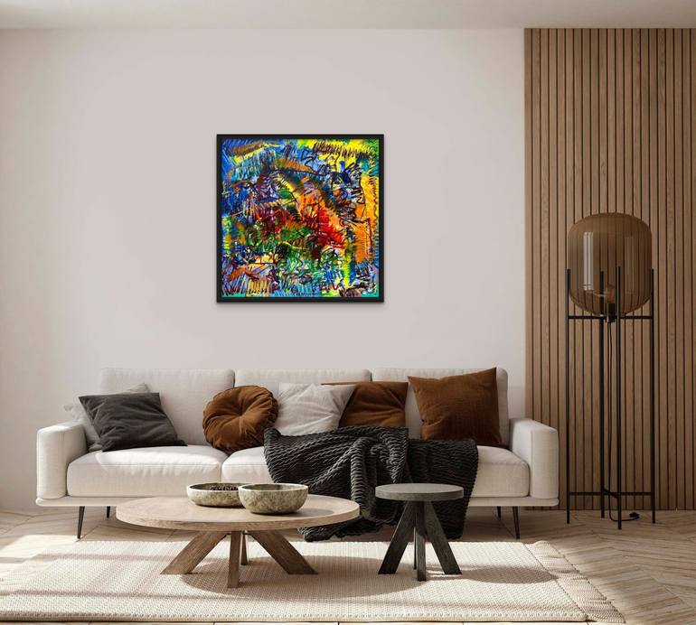 Original Abstract Expressionism Abstract Painting by Robert Dunt
