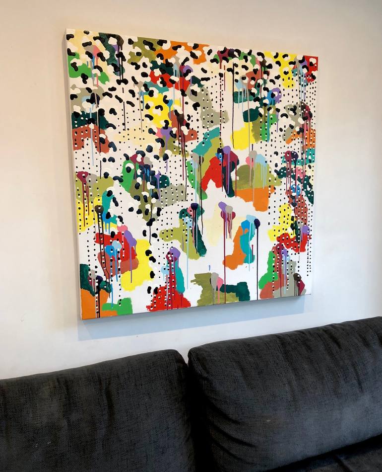 Original Abstract Painting by Robert Dunt