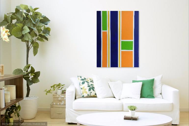 Original Conceptual Abstract Painting by Jim Richards