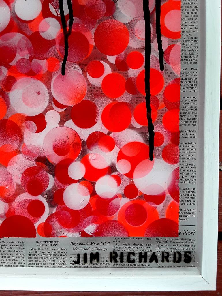 Original Pop Art Abstract Painting by Jim Richards