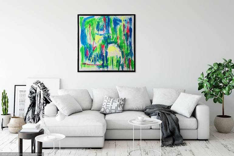 Original Abstract Expressionism Abstract Painting by Jim Richards