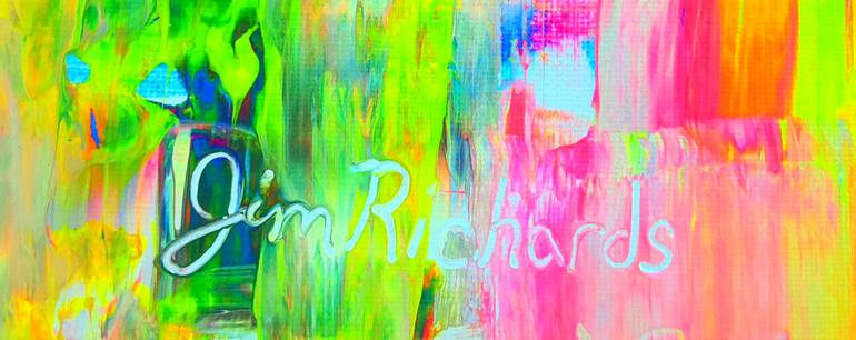 Original Abstract Expressionism Abstract Painting by Jim Richards