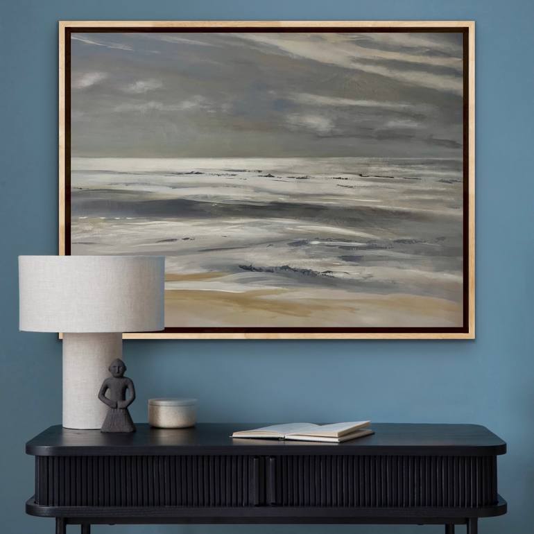 Original Abstract Seascape Painting by Kim Painter