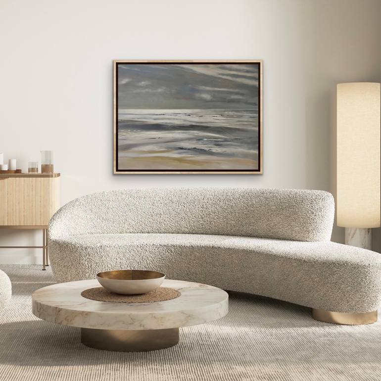Original Abstract Seascape Painting by Kim Painter