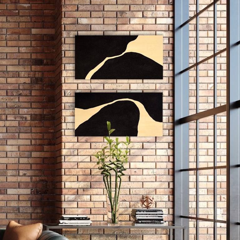 Original Minimalism Abstract Painting by Kim Painter