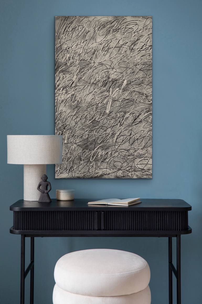 Original Abstract Expressionism Abstract Painting by Kim Painter