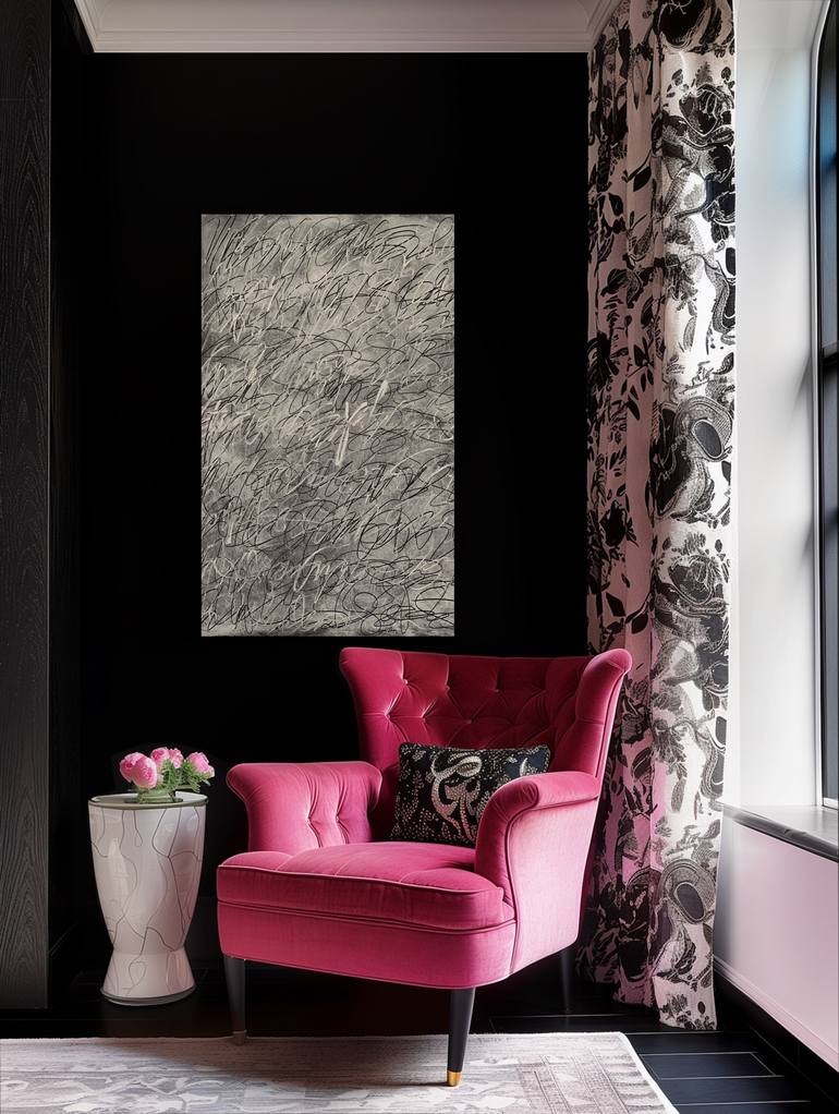 Original Abstract Expressionism Abstract Painting by Kim Painter