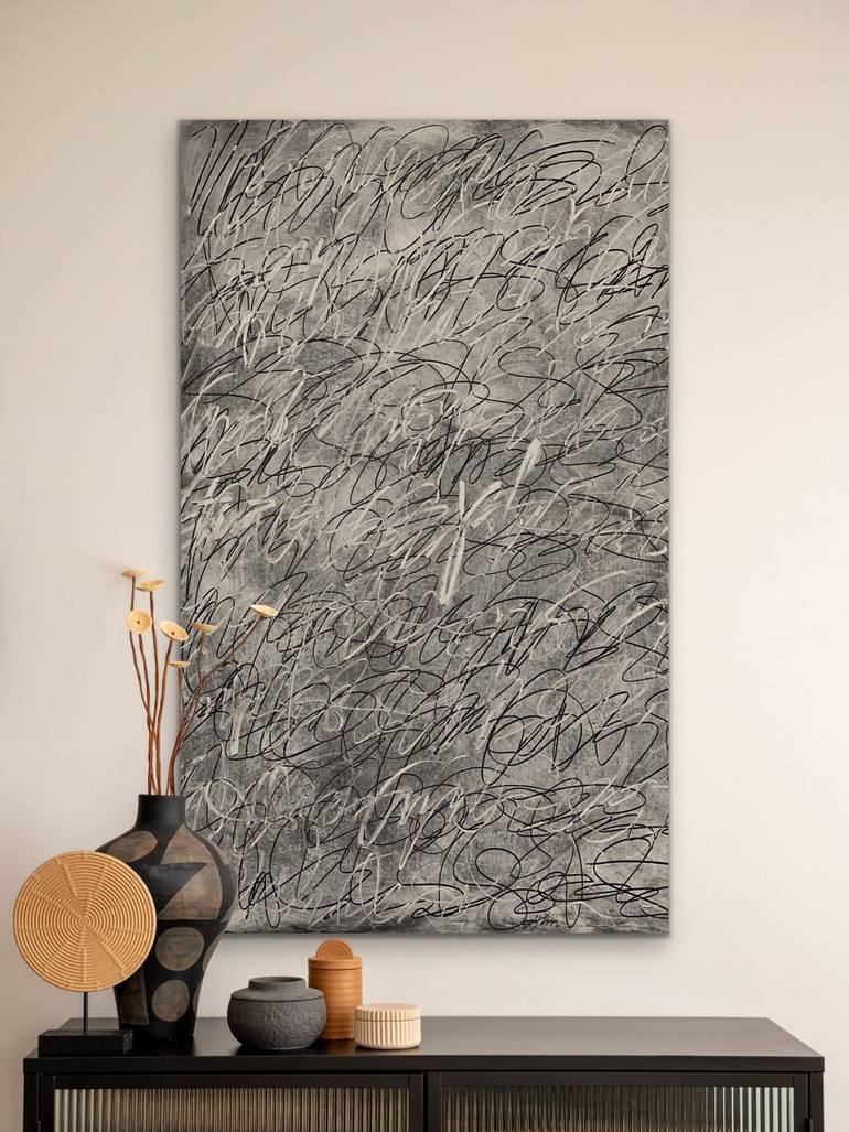 Original Abstract Expressionism Abstract Painting by Kim Painter