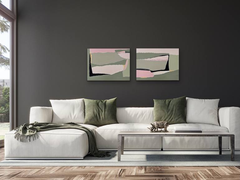 Original Color Field Painting Abstract Painting by Kim Painter