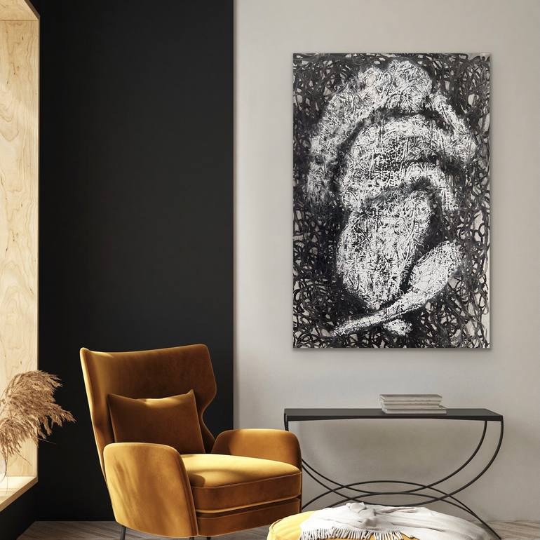 Original Abstract Expressionism Abstract Painting by Kim Painter