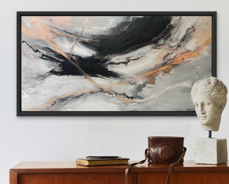 Original Abstract Expressionism Abstract Painting by Kim Painter