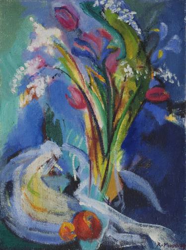 Print of Expressionism Floral Paintings by Ragnit von Mosch