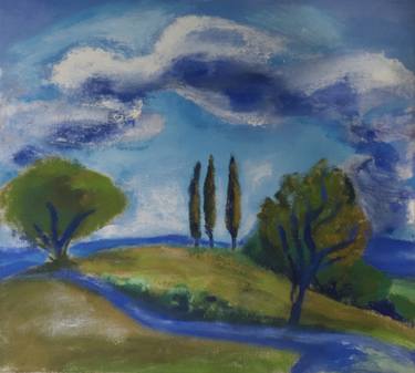 Print of Expressionism Landscape Paintings by Ragnit von Mosch