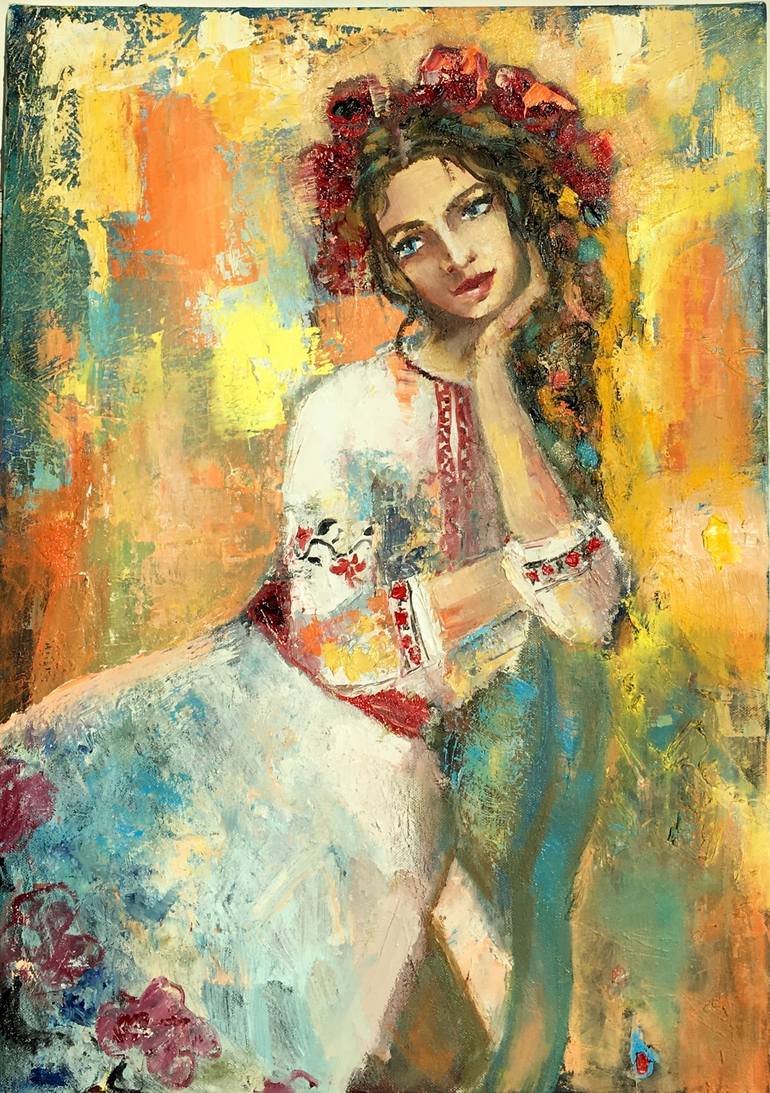 Ukrainian 2 Painting by Vladislava Yakovenko | Saatchi Art