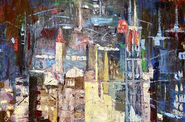 Original Cities Paintings by Vladislava Yakovenko