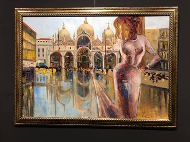 Original Figurative Travel Paintings by Vladislava Yakovenko