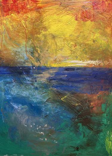 Original Abstract Expressionism Seascape Paintings by Vladislava Yakovenko