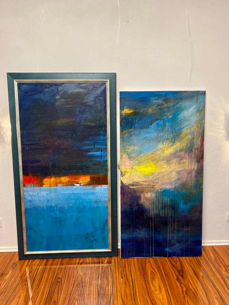 Original Abstract Expressionism Abstract Painting by Vladislava Yakovenko