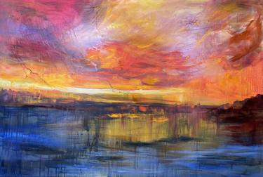 Print of Abstract Expressionism Landscape Paintings by Vladislava Yakovenko