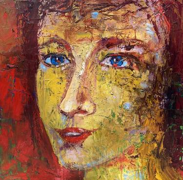 Print of Abstract Expressionism Portrait Paintings by Vladislava Yakovenko