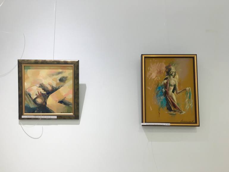 Original Abstract Expressionism Body Painting by Vladislava Yakovenko