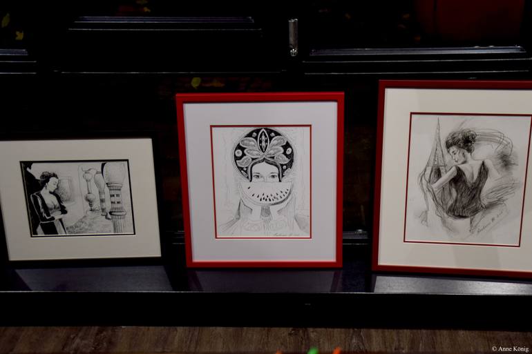 Original Figurative Fashion Painting by Vladislava Yakovenko