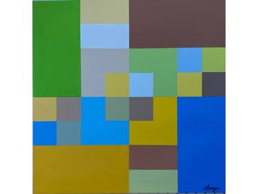 Original Abstract Paintings by Gene Lang