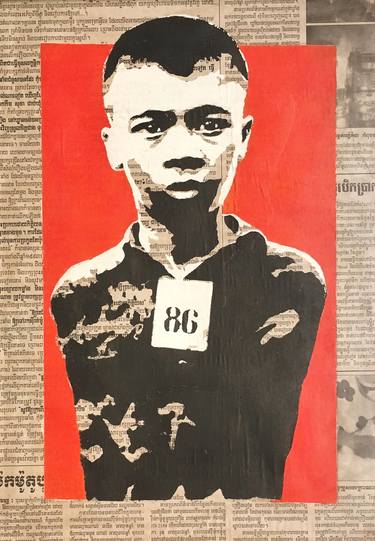 Print of Portrait Paintings by TMS - The Monk Stencils