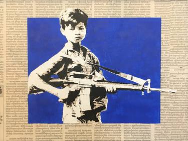 Print of Documentary Children Paintings by TMS - The Monk Stencils