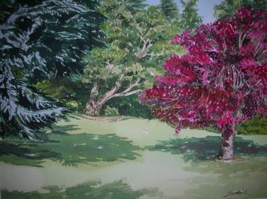 Original Fine Art Landscape Painting by Sudhir Sharma
