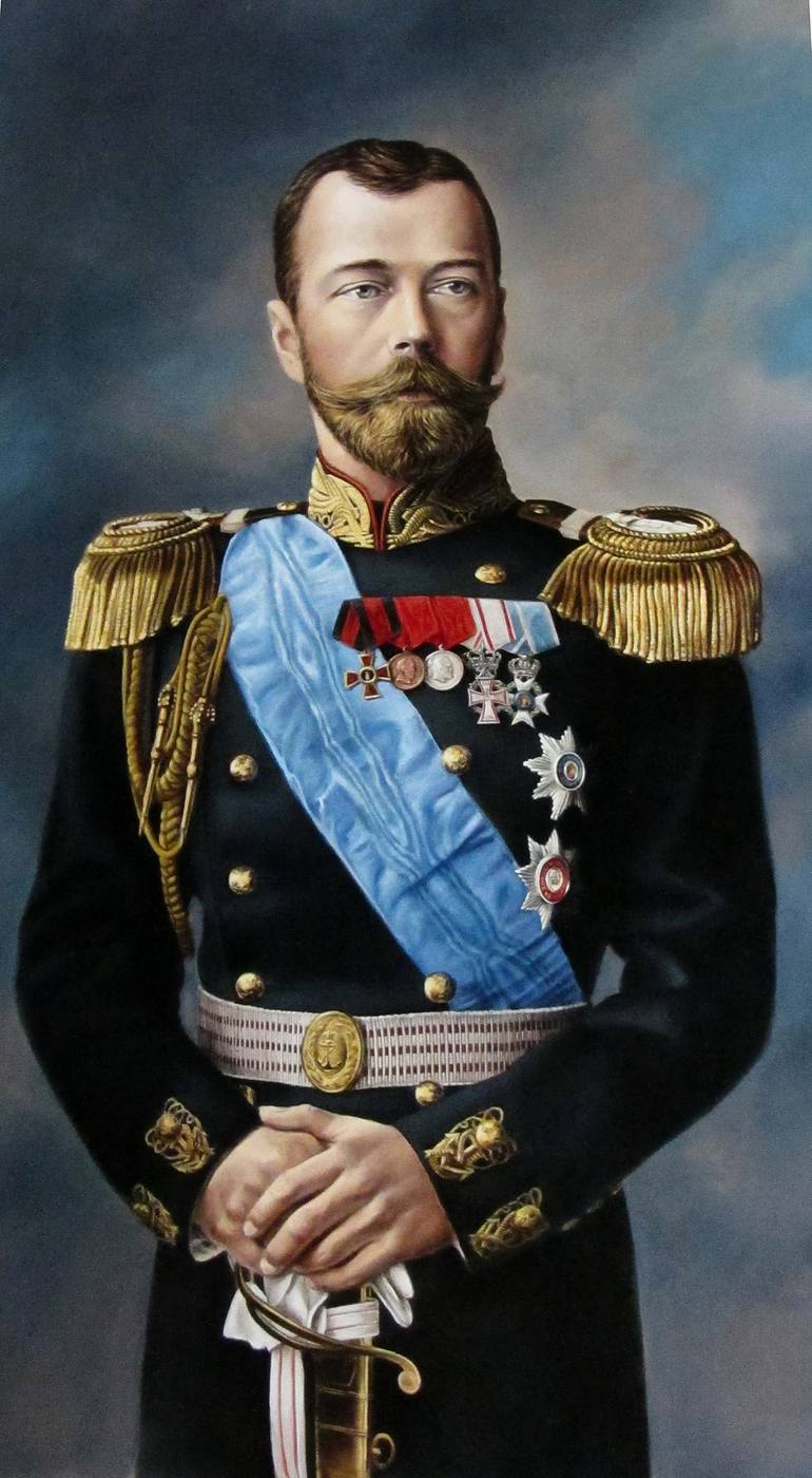 Emperor Nicholas II Painting by Сергей Кузьмин | Saatchi Art