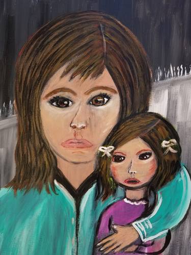 Original Modern Family Paintings by Mireya Mudd