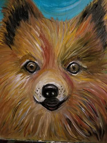 Original Animal Painting by Mireya Mudd