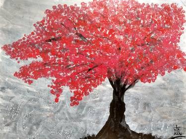 Print of Tree Paintings by Iti Trehan