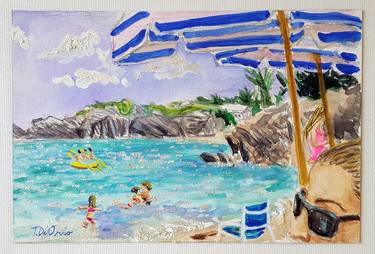 Print of Fine Art Beach Paintings by Tiffany DiVenere