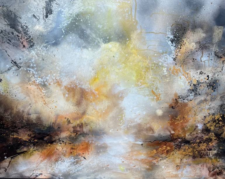 Original Conceptual Landscape Painting by Shane Mccoubrey